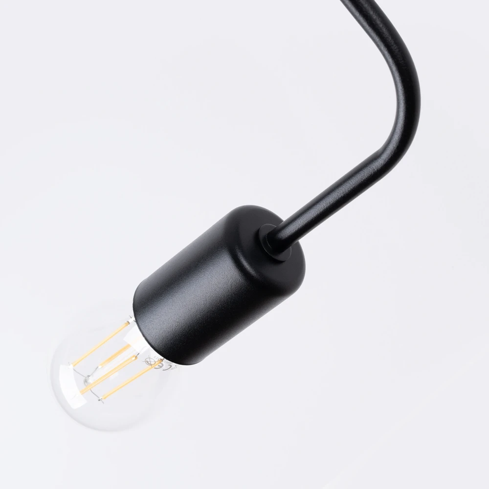 Sollux Lighting Żyrandol VECTOR 6 Juodas na Sufit Dziecięca Lampa