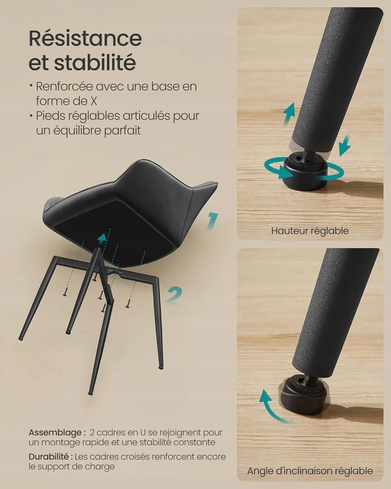Songmics Minkštas Velvet Bucket Chair Juodas Loft Velvet