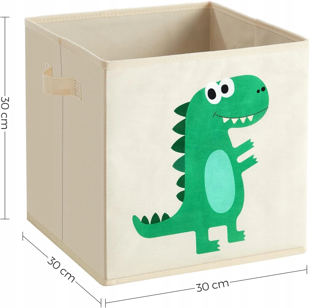 Songmics POJEMNIK NA ZABAWKI PUDEŁKO DO PRZECHOWYWANI POKÓJ DZIECIĘCY - 3SZT 30x30CM
