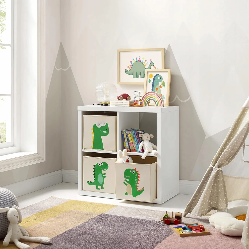 Songmics Pudełko organizer na zabawki duże 3 vnt 30x30x30cm