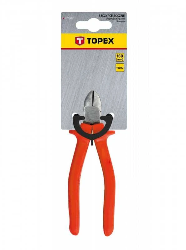 Šoninės replės TOPEX 32D517 160 mm, 1000 V