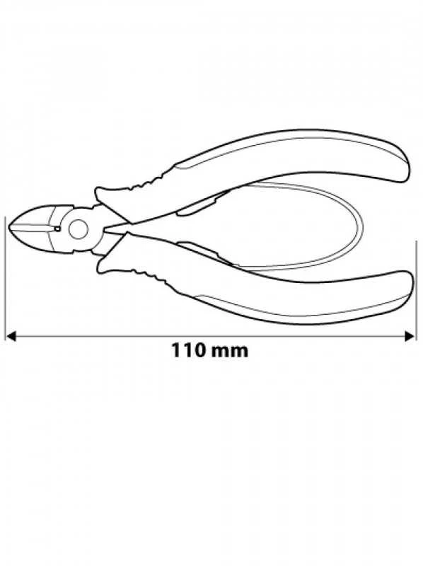 Šoninės replės tiksliems darbams 110 mm., NEO 01-106