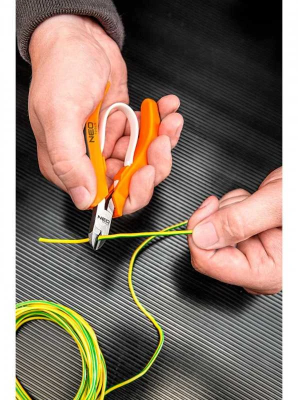 Šoninės replės tiksliems darbams 110 mm., NEO 01-106