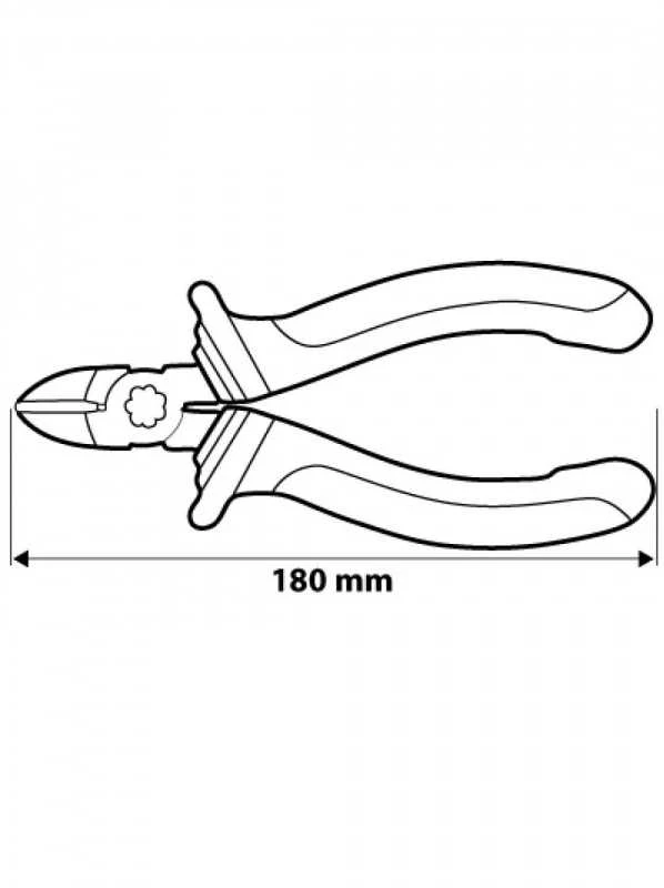 Szczypce Replės šoninės 180 mm., NEO 01-018