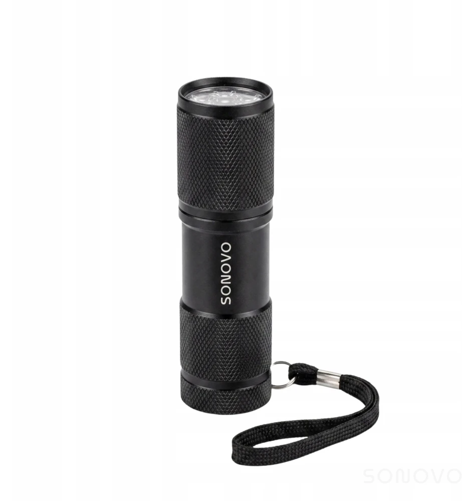 Sonovo Galingas UV žibintuvėlis 12 LED 395nm gintaro mineralams + 3x AAA baterijos