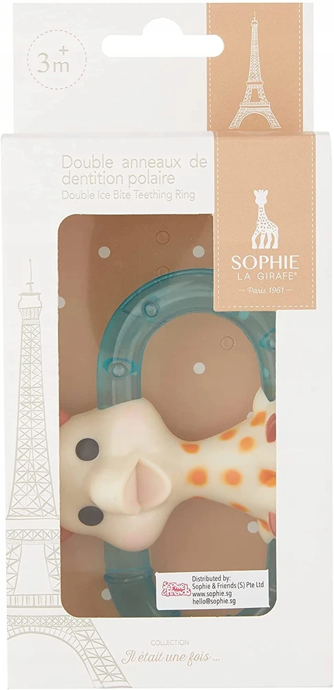 Sophie de Vulli Sophie la Girafe – dvigubas ledo įkandimo dantukas (010315)