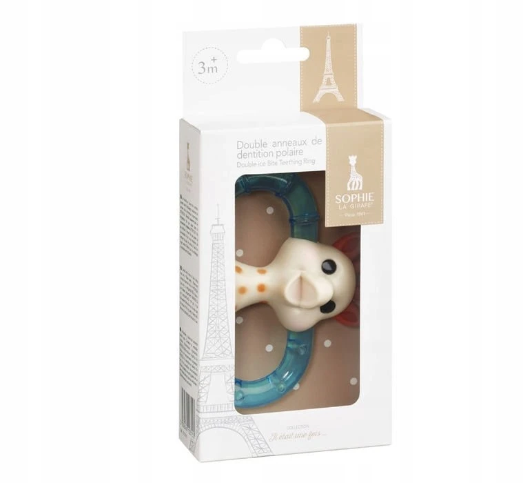 Sophie de Vulli Sophie la Girafe – dvigubas ledo įkandimo dantukas (010315)