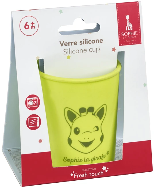 VULLI SOPHIE LA GIRAFE silikoninė stiklinė, 6mėn.+, 480005