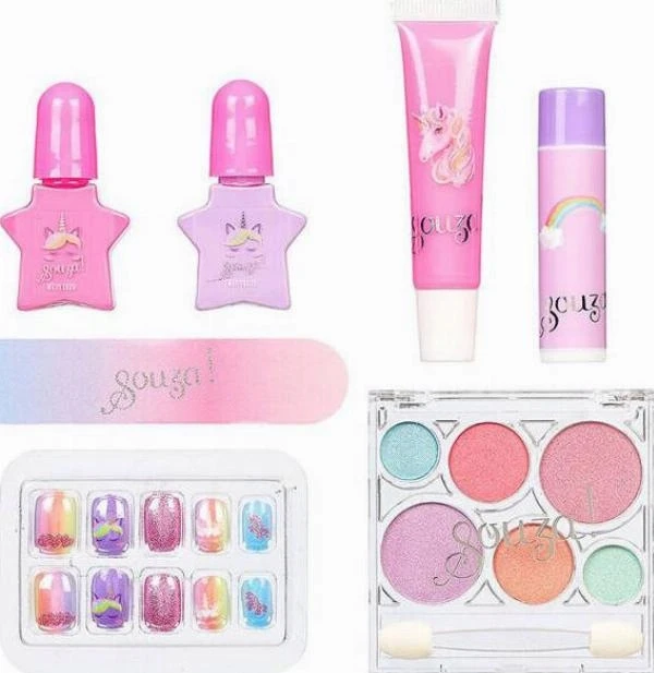 Souza! Unicorn Makiažo kosmetika vaikams rinkinys 7vnt 107131