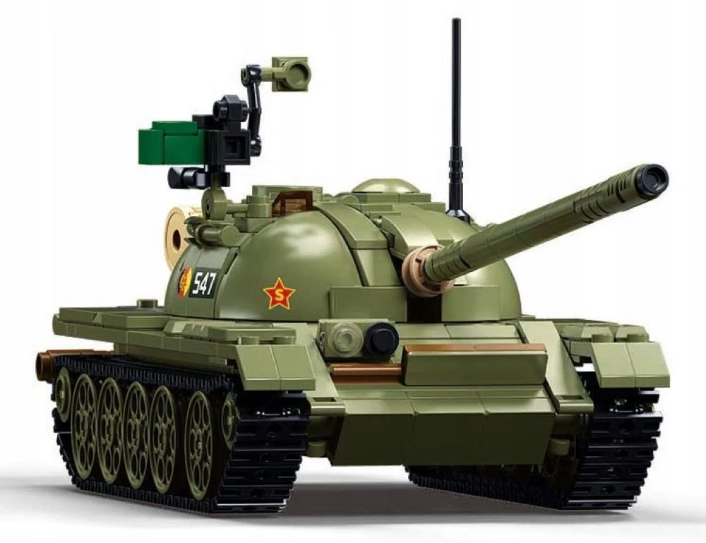 Sovietų tankas T-51 mastelis 1:35 3in1 modelis Sluban 604 el M38-B1135