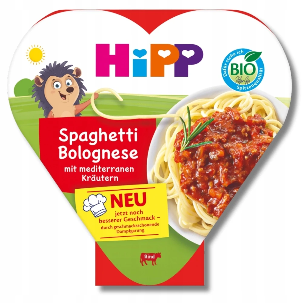 SPAGHETTI BOLOGNESE 250g po 1 metų HiPP BIO