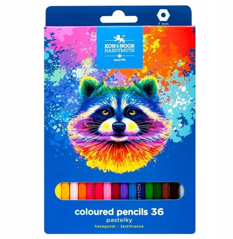 SPALVA 3554 RACCOON 36 SPALVOS, KOH-I-NOOR