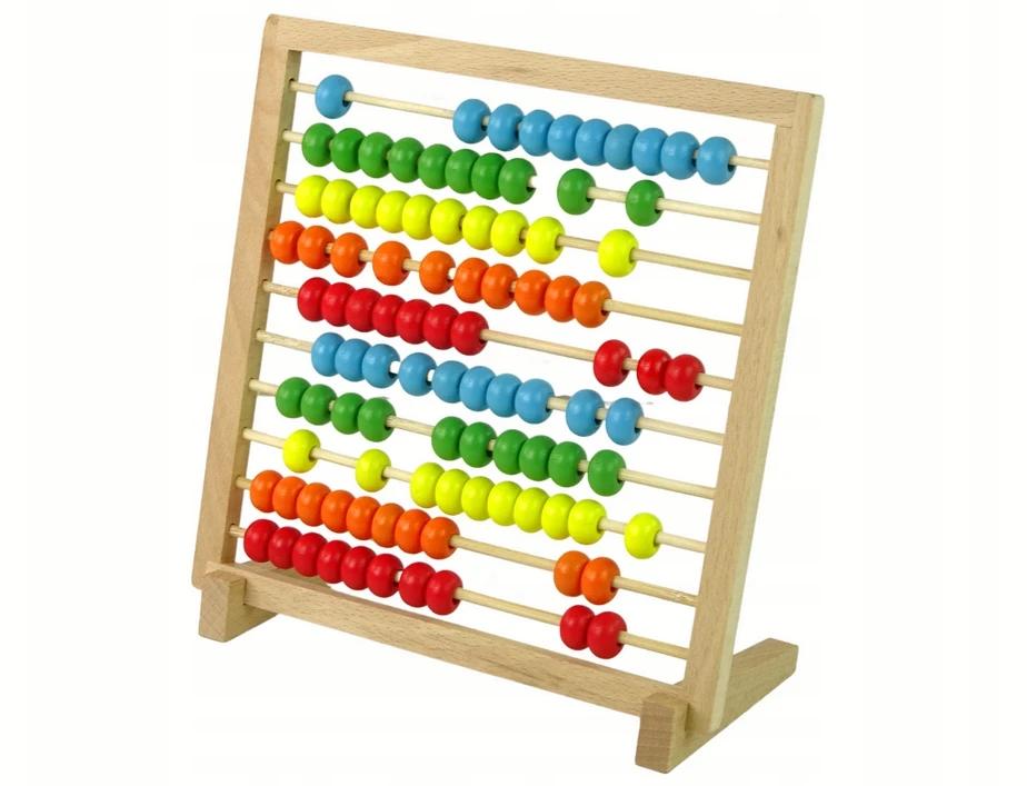 Spalvinga medine skaičiuokle Lean Toys
