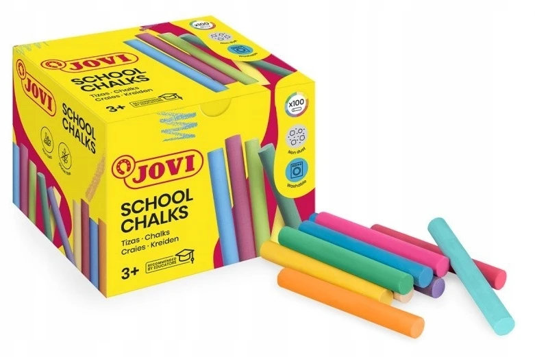 Spalvota kreida JOVI Classcolor Box, 100 vnt.