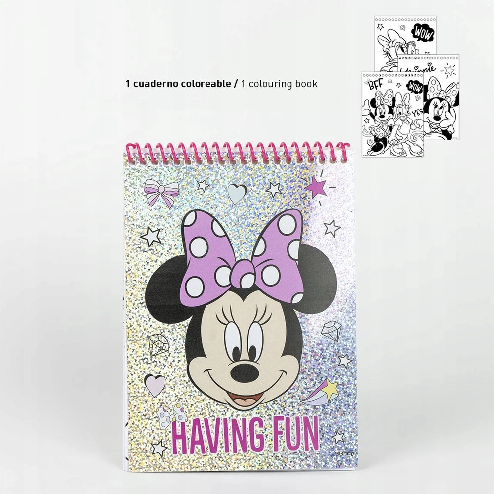 Spalvota raštinės reikmenų dėžutė - Cerda - Disney Minnie - Miltinė - Vaikams