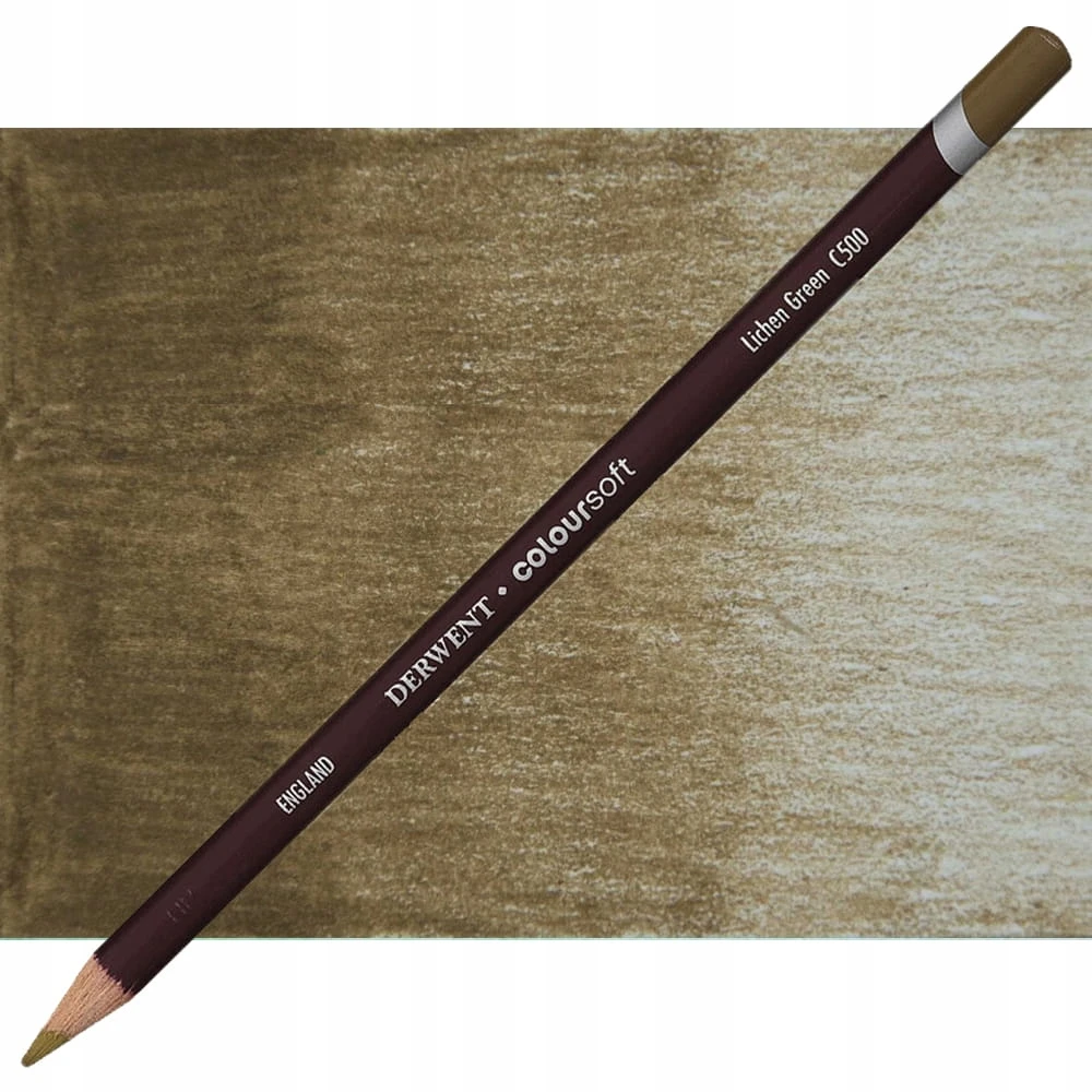 Spalvotas pieštukas - Derwent - Coloursoft - Žalias lišas C500 - Švelnus - Mišrus - 6 metų ir daugiau