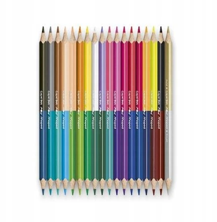 Spalvoti dvipusiai pieštukai Maped Color'Peps Duo, 18 vnt.
