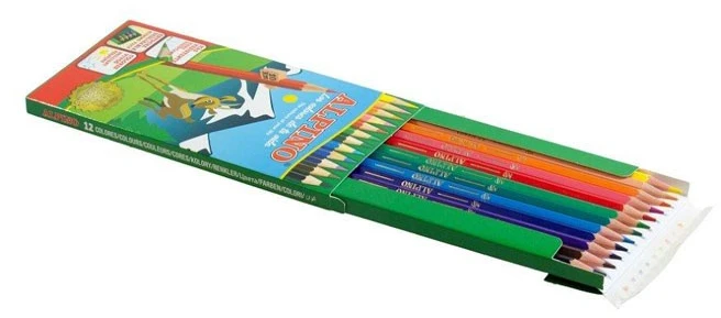 ALPINO spalvoti pieštukai CLASSIC, 12 spalvų