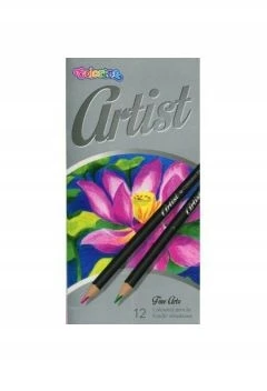 Spalvoti pieštukai, apvalūs COLORINO Artist, 12 spalvų