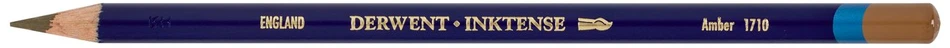 Spalvoti pieštukai - Derwent - Inktense - Amber 171 - Rašalo intensyvumas - Plaunamųjų savybių universalumas