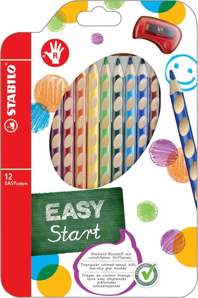 Stabilo Pieštukai spalvoti EASYcolorsStart R 12sp