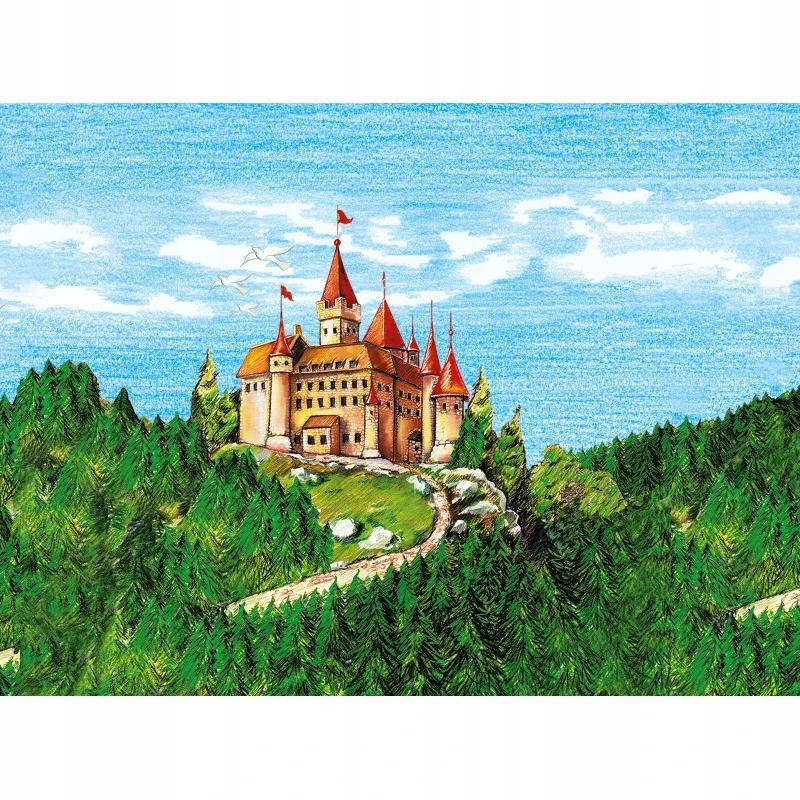 Spalvoti pieštukai Faber-Castell Knights, 24 spalvų, metalinėje dėžutėje