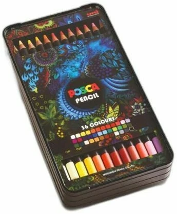 Spalvoti pieštukai Posca, 36 vnt.