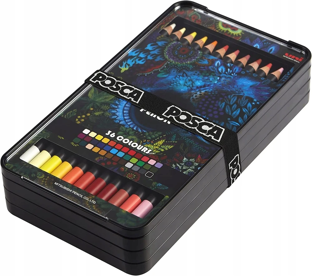 Spalvoti pieštukai Posca, 36 vnt.