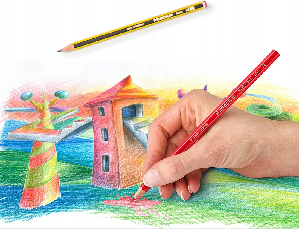 Spalvoti pieštukai STAEDTLER Noris Club 144, 36 spalvų.