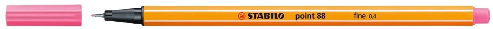 Spalvoti rašikliai Stabilo point 88 šviesiai rausva
