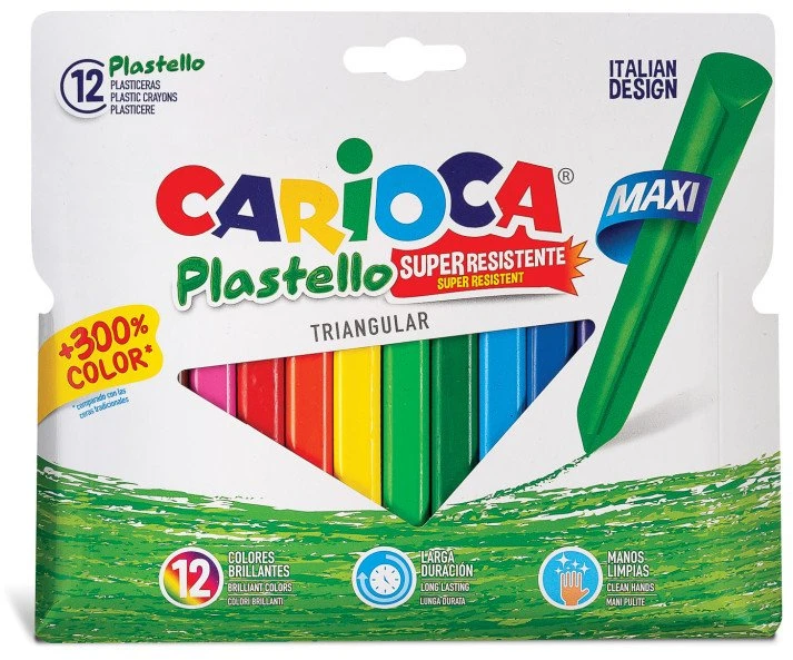 Spalvotos kreidelės Carioca, 12 vnt.