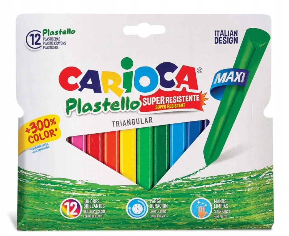 Spalvotos kreidelės Carioca, 12 vnt.