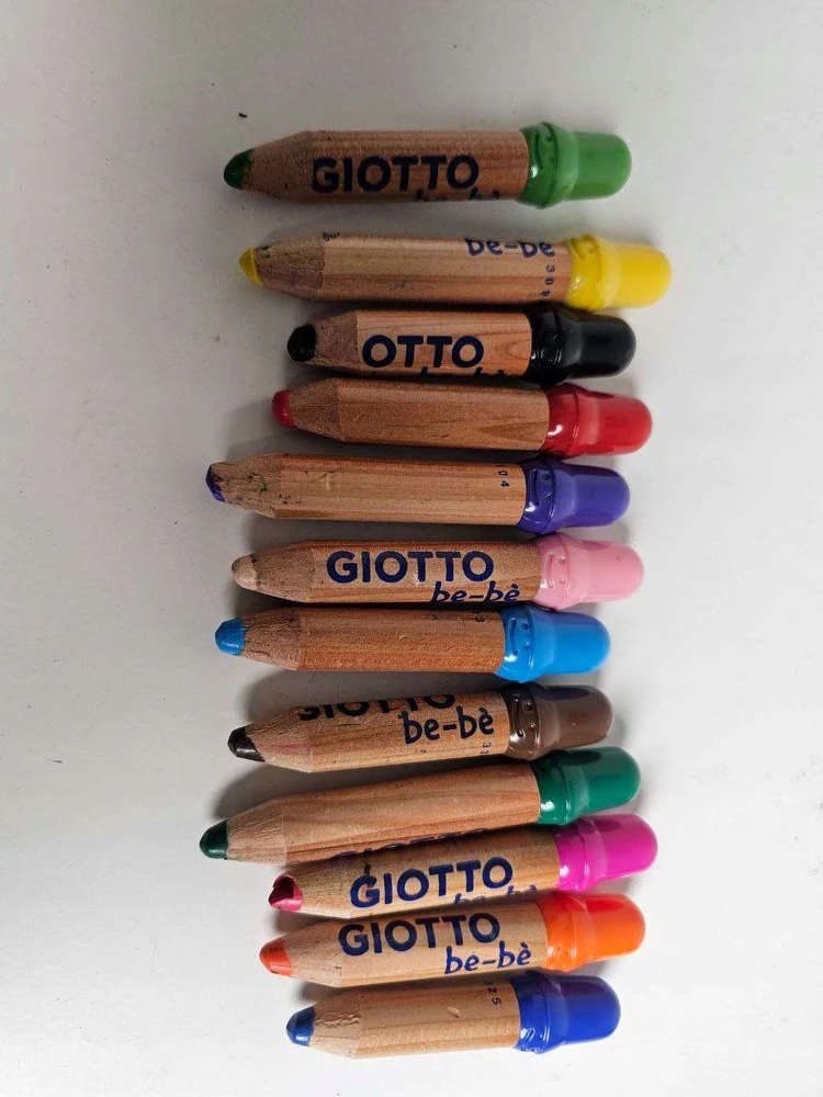 Fila Spalvotų pieštukų rinkinys Giotto Be-Bè, 12 vnt.