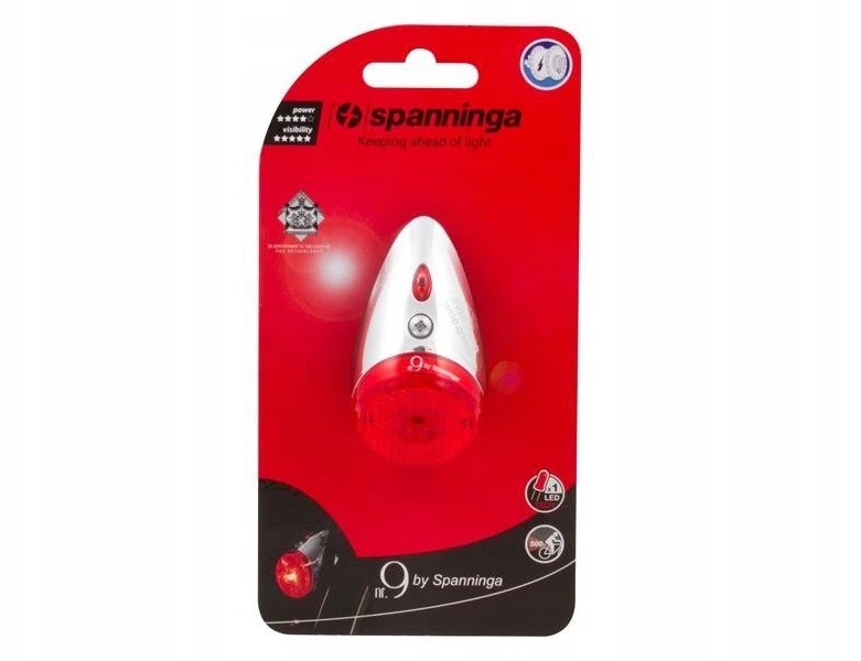 Spanninga galinis dviračio žibintas Nr. 9 Xb