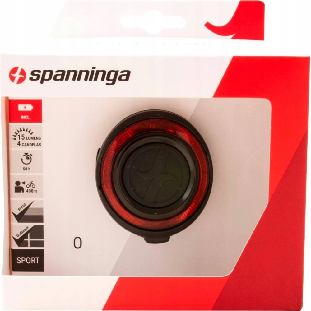 Spanninga O-Guard Xb galinis dviračio žibintas