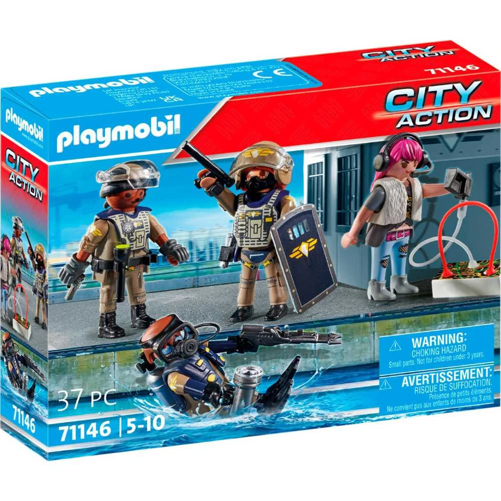 PLAYMOBIL CITY ACTION Specialiųjų pajėgų komanda 71146