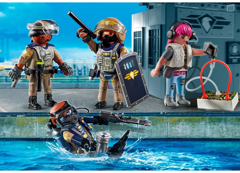PLAYMOBIL CITY ACTION Specialiųjų pajėgų komanda 71146