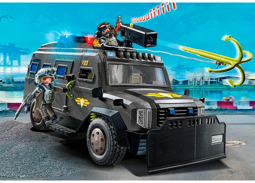 PLAYMOBIL CITY ACTION Specialiųjų pajėgų visureigis 71144