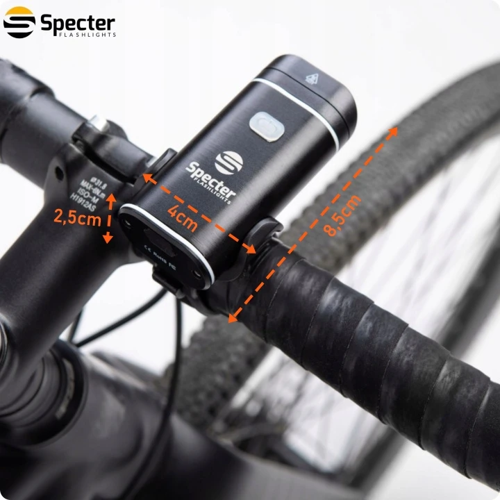 Specter DVIRAČIO PRIEKINIS LEMPAS LED USB C Spectre USB C XPG500 ALUMININIS 500lm