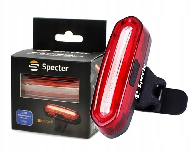 SPECTER HEXON 2000PRO POWERBANK dviračio žibintų rinkinys + galinis Raudonas AQY