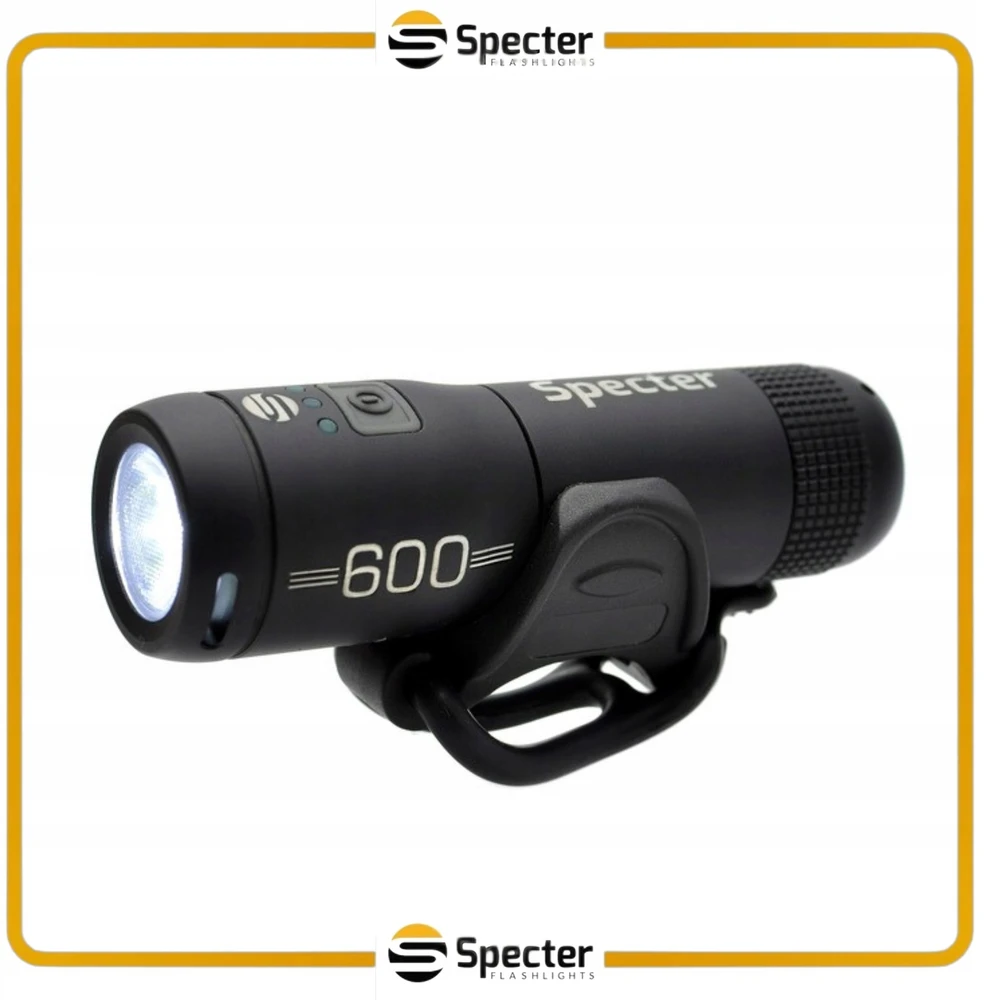 Specter LED dviračio žibintas 600 LM USB vandeniui atsparus žibintas dviračiui