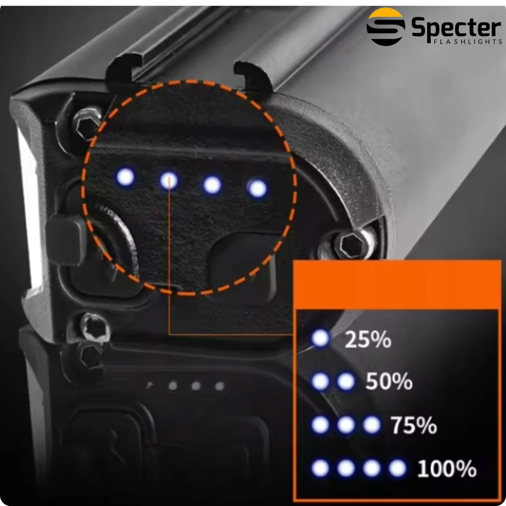 Specter LED PRIEKINIS DVIRAČIO LEMPAS 1200lm Strong Spectre 630 dviračio žibintai