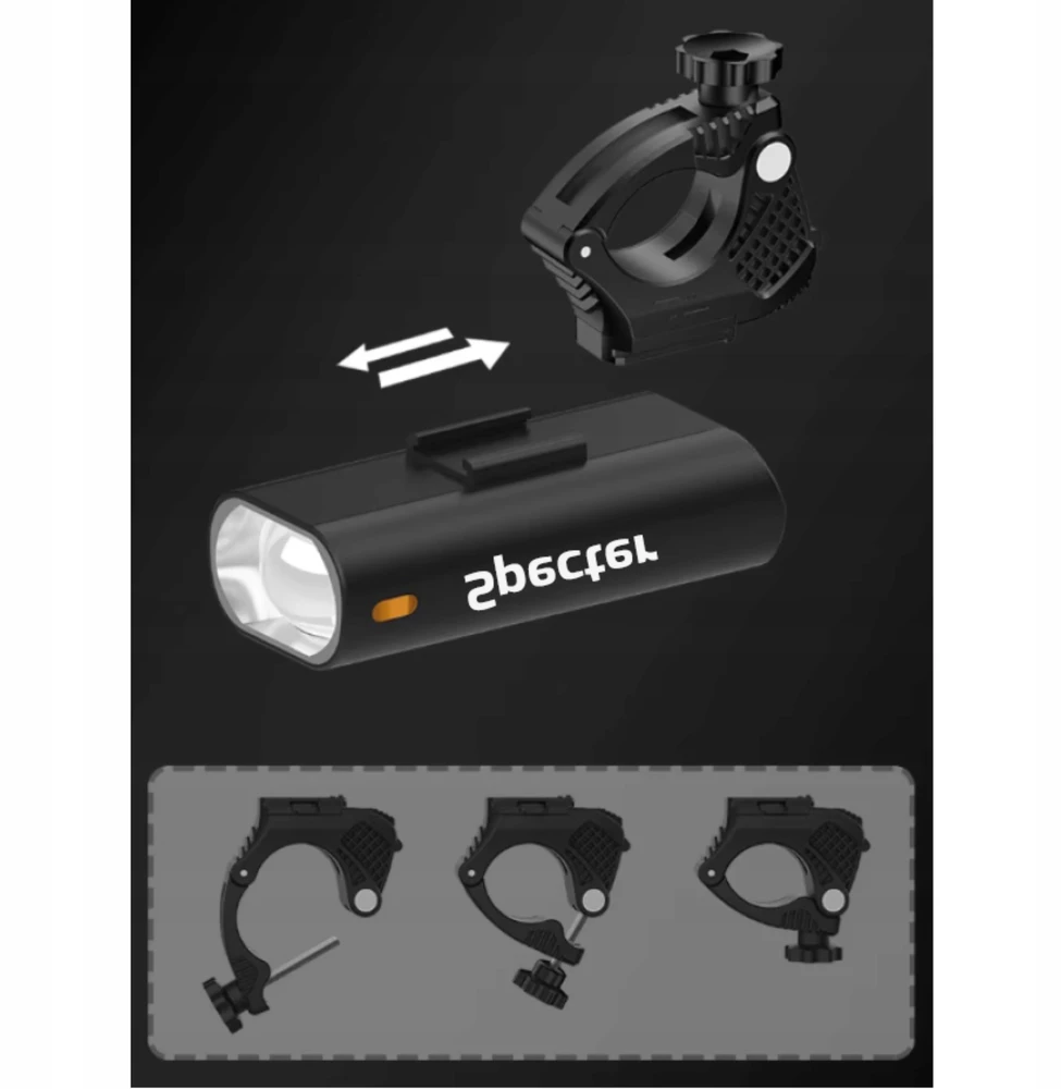 SPECTER LED PRIEKINIS DVIRAČIO LEMPAS 1600lm 5200mAh su powerbank funkcija