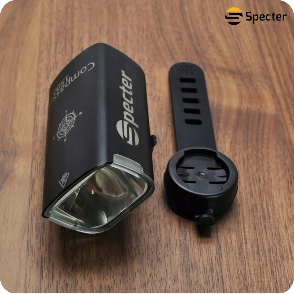 Specter LED PRIEKINIS DVIRAČIO LEMPAS USB C Spectre Compass 1500LM 7 režimai