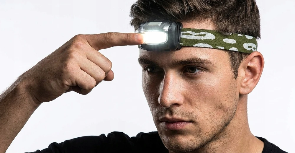 Specter LED PRIEKINIS ŽIBINTAS Labai galingas, akumuliatorinis priekinis žibintas 110LM IPX4