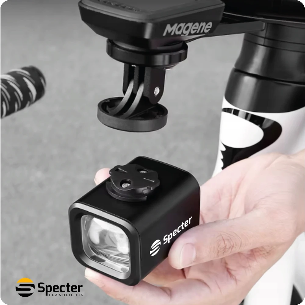 Specter LEMPAS DVIRAČIO ŠVIETIMAS PRIEKIS 800LM BELL NUOTOLINIO PULTAS BE STIKLO