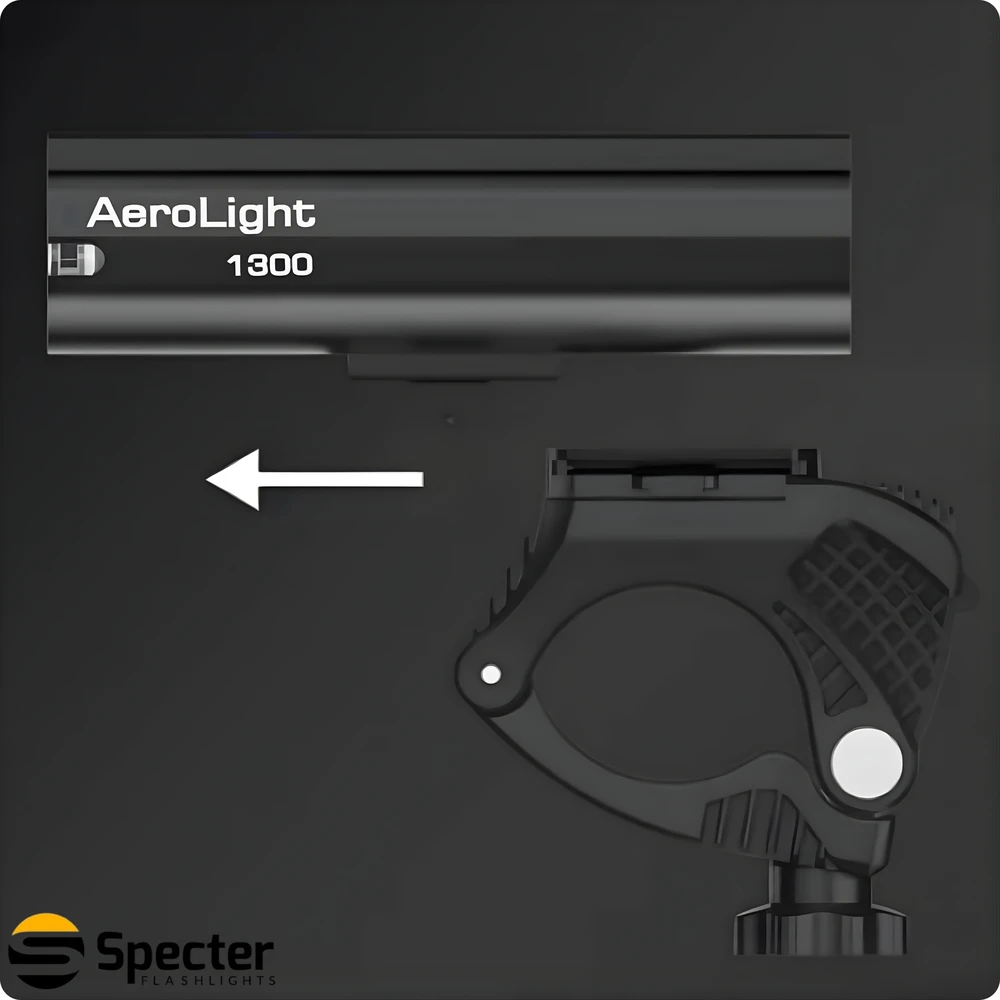 Specter PRIEKINIS GALINIS DVIRAČIO LEMPAS LED USB C 1300lm dviračio žibintų rinkinys