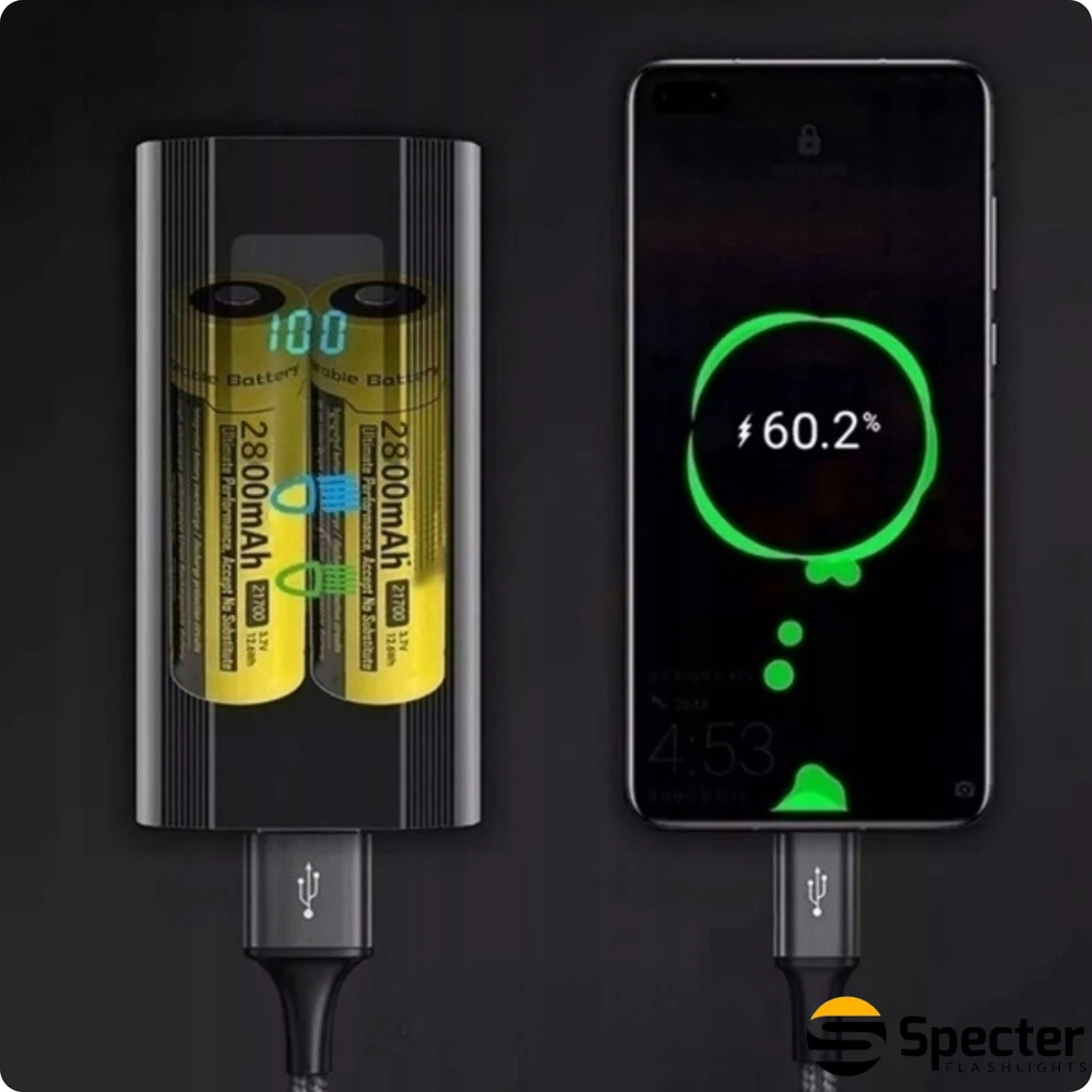 SPECTER PRO LIGHT 2 BIKE LAMP 1200LM POWERBANK IPX65 13 MODE