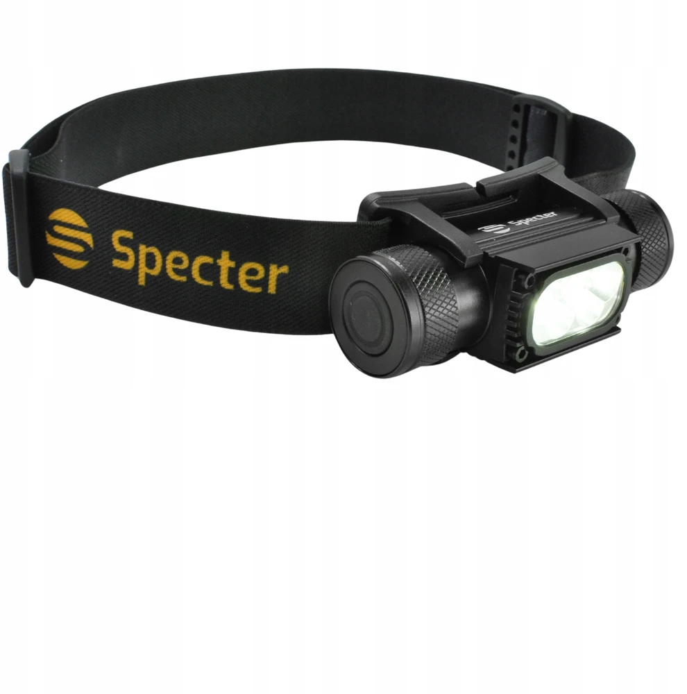 Specter Spectre 5LED priekinis žibintas, USB įkraunamas, vandeniui atsparus 2000lmetui