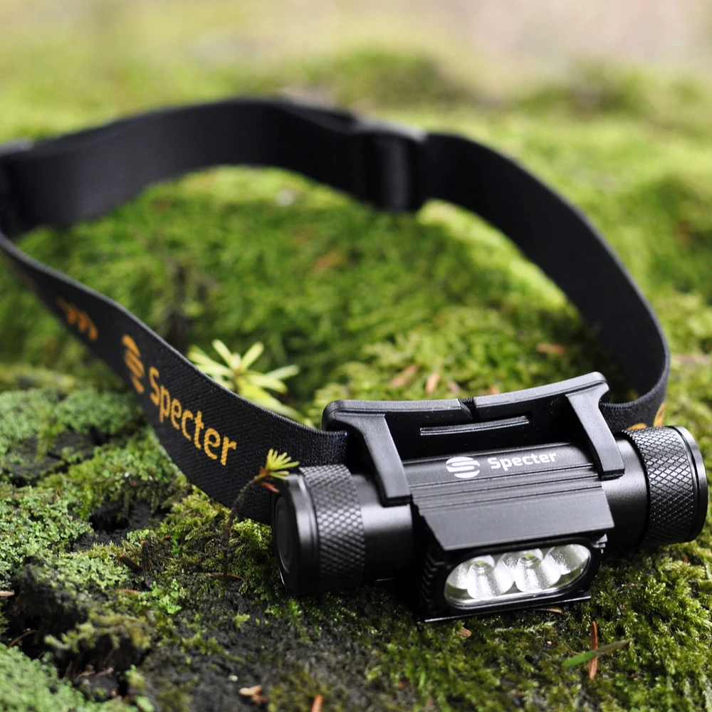 Specter Spectre 5LED priekinis žibintas, USB įkraunamas, vandeniui atsparus 2000lmetui